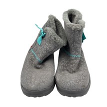 I Heart Ugg Knotty Grey Leopard Pattern Boots 1006213 Women Sz 7 - $54.44