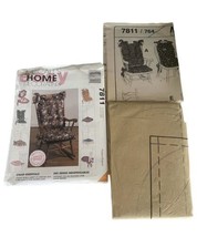 McCall&#39;s Pattern Easy Home Decorating Chair Cushions 7811 UNCUT 8 Styles! - £9.55 GBP