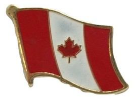 Canada Flag Hat Tac or Lapel Pin - £5.38 GBP