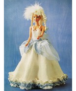 Barbie English Princess Skating Mermaid Costume Wedding Dress Crochet Pa... - $11.99