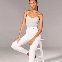 Hollister High Rise White Jean Leggings, Size 7/28X28 - £39.05 GBP