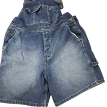Vintage 90s Denim Shortalls Coverall Painter Overalls Shorts Limited Jea... - £42.83 GBP