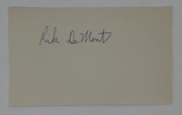 Rick DeMont Signed 3x5 Index Card Autographed Olympic Swimmer - £14.78 GBP