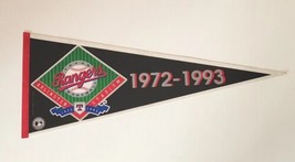 1993 Texas Rangers Pennant Arlington Stadium Last Year 1972-1993 Felt Flag MLB - £17.02 GBP