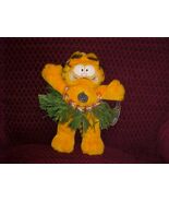 12&quot; Garfield Hawaii Vacation Hat Grass Skirt Lei Plush With Tags 1981 Dakin - €85,75 EUR