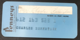 VTG 1970s Penneys Department Store Customer Credit Card - $21.34