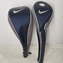Nike Golf Driver Headcover Blue/Gray Zippered - 1 Driver &amp; 1 Hybrid / Wood - $11.87