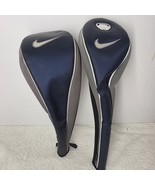 Nike Golf Driver Headcover Blue/Gray Zippered - 1 Driver &amp; 1 Hybrid / Wood - $11.87