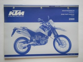 2000 KTM Spare Parts Manual Chassis 400 640 LC4 USA Super Moto English G... - $49.49