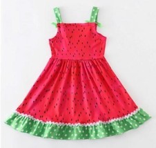 NEW Boutique Watermelon Sleeveless Ruffle Dress - £3.81 GBP+