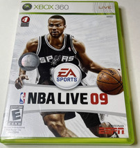 NBA Live 09 ~ EA Sports (Microsoft Xbox 360, 2009) Disc with Manual - $5.23