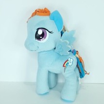 My Little Pony Rainbow Dash Plush Toy Hasbro 11" Stuffed Animal Pegasus Blue - $22.76