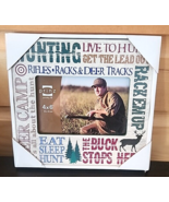 NEW Prinz Photo Picture Frame 4x6 Photo Deer Camp Hunting Rifle - $17.63 CAD