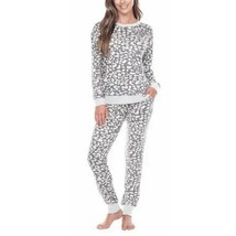 Honeydew Ladies&#39; Fleece 2 PC Pajama Set Size: XL, Color: Clay Leopard - £31.44 GBP