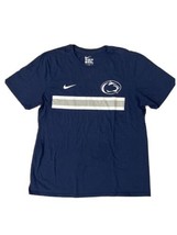 Penn State Size Large Nike Athletic Cut Navy T-SHIRT - £14.16 GBP