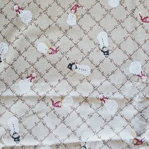 Daisy Kingdom Cotton Fabric Frosty Friends Lattice 1 Yard 34108 Past And Present - $8.68