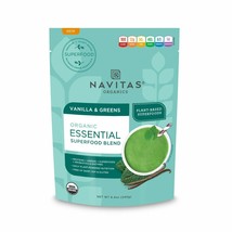Navitas Organics Essential Superfood Protein Blend, Vanilla &amp; Greens, 8.... - $31.94