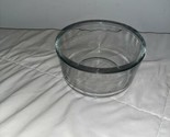 Pyrex 7201 1 QT/4 Cups Round Clear Glass Storage Prep Bowl - £7.22 GBP