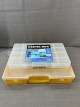 New Sealed Plastic Storage Organizer Lot 2 Craft Bead Boxes 20 &amp; 24 Comp... - $333.70 MXN