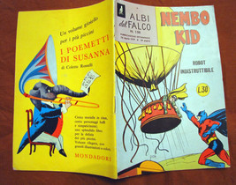 1959 Nembo Kid Albi Del Falco N 158 Superman Robot Indestructible newsstand- ... - $9.18