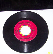 vintage 45 rpm record pop music {peter,paul and mary} - £5.47 GBP