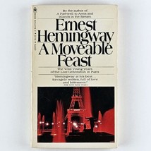 A Moveable Feast Ernest Hemingway 1970 Paperback Classic F. Scott Fitzgerald - £11.80 GBP