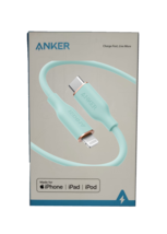 Anker - PowerLine III Flow USB-C to Lightning Cable 6-ft - Green #3061 - £17.57 GBP