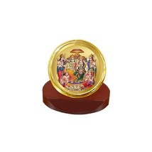Ram Darbar God Idol Photo Frame for Car Dashboard 24K Gold Plated Foil 5... - $34.64