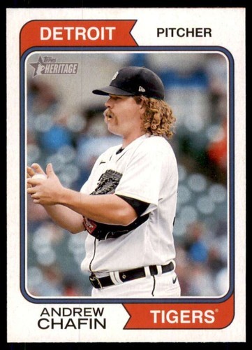 2023 Topps Heritage #327 Andrew Chafin NM Near Mint Tigers ID:75831 - £1.25 GBP