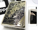 Dragon Black Gold White Nickel Metal Paint Limited No.0058 Zippo 2023 MI... - $111.99