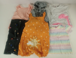Girl Clothes Size 12 Months Mixed Brands Lot Of 6 Pieces (B) - $12.86