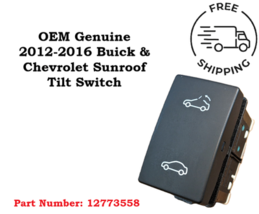 OEM GM Chevy Buick Equinox Malibu Regal Sunroof Tilt Switch Black 12773558 - $17.81