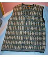 Vintage Italian Made Yamak Trika Man&#39;s Button Up Vest - $658.29 MXN