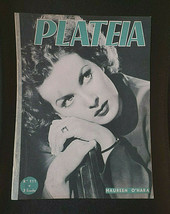Plateia Portuguese Film Mag #111 Maureen O&#39; Hara; Bergman/Rosselini; Ginger 1955 - £10.94 GBP