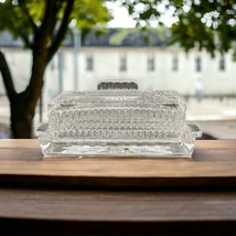 Princess House Crystal Butter Dish With Lid - £43.02 GBP