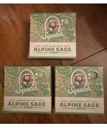 Dr Squatch Soap Alpine Sage Men&#39;s Fresh 100% Natural Handmade 5 OZ Pack ... - £20.94 GBP