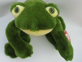 Ty Freddie Frog Croaker Rattle Plush Green Stuffed Animal - £14.84 GBP