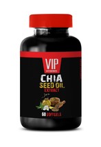 alpha linoleic acid - CHIA SEED OIL 1000mg - may improve metabolism 1 Bo... - $17.72
