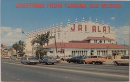 Greetings From Tijuana Old Mexico Jai-Alai Palace Postcard - $75.07 MXN