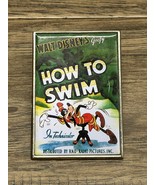 Disney Goofy How To Swim 12 Months of Magic Movie Technicolor Poster Pin... - $369.25 MXN