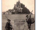 Mont St Michel Normandy France UNP DB Postcard I19 - $6.88