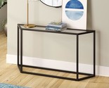 Levi 55&#39;&#39; Wide Trapezoid Console Table In Blackened Bronze - $226.99