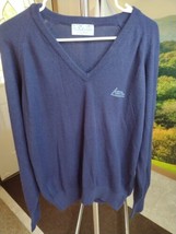 Pickering Sweater Unisex M Medium Dark Blue Crystal Mountain Sky Resort Logo - $19.26