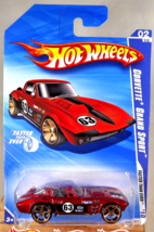 2010 Hot Wheels #130 Faster Than Ever 2/10 CORVETTE GRAND SPORT Red w/FT... - $12.25