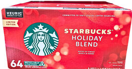 Starbucks Holiday Blend Coffee K-Cups Limited Edition 64 Count - $71.04 CAD