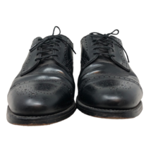 Allen Edmonds Sanford Cap Toe Wingtip Black Shoes Sz 8 E Brogue Dress US... - £67.25 GBP
