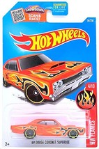 Hot Wheels - &#39;69 Dodge Coronet Superbee: &#39;16 HW Flames #4/10 - #94/250 *Orange* - £1.59 GBP