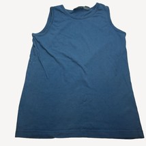 Van Heusen For Her Womens Blue Knit Sleeveless Tank Top Spring Summer Si... - £15.70 GBP