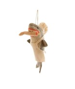 BON APPETIT SHARK ORNAMENT 6&quot; Large Felt Stuffed Funny Eating Leg Christ... - €19,93 EUR
