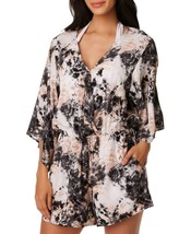 MSRP $78 Wet N Wild Romper Cover-Up In Tie Dye Black Size Large - £14.92 GBP